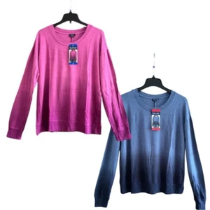 Espléndido Top Pullover Para Mujer Rosa Tinte Mangas Largas NUEVO - Imagen 1 de 11