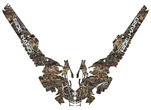 2017+ Ski Doo Gen 4 Buck Skull Camo Graphic Kit Wrap Decals Stickers Design - Picture 1 of 2
