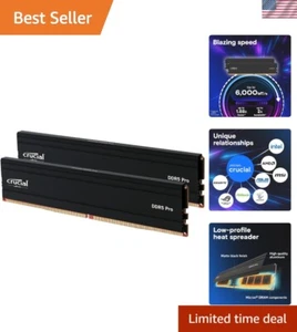 Pro RAM 48GB Kit 2x24GB 6000MHz or 5600MHz or 5200MHz or 4800MHz Desktop Memory - Picture 1 of 7