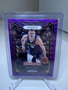 NIKOLA JOKIC 2023-24 MONOPOLY PURPLE WAVE PRIZM PEPITAS 🔥🔥 - Imagen 1 de 2
