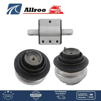 Juego de 3 montaje de motor y transmisión para Mercedes-Benz C CL CLK SLK E-Series Foto 1 de 4