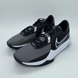 Men’s Nike Precision VI Basketball Shoes DD9535-003 Black White Size 10 - Picture 1 of 6