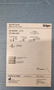 VGC PRINTED CIRCUIT BOARD ASSEMBLY by Dräger. - Picture 1 of 2