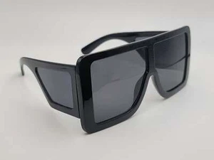 Popular Fashion Big Rectangle Women Luxury Sunglasses Vintage Shades UV400 - Picture 1 of 8