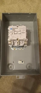 Westinghouse A201S0BA Breaker Box with A201K0BA Motor Control - Picture 1 of 7