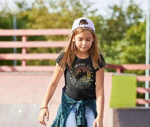 Kids Rodeo T Shirt Open The Gate Shirts Ride For 8 Second Ride Cowboy Western Gr - Picture 1 of 24