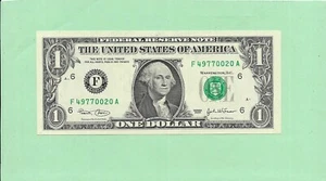 N1S .. 2003 ..UNCIRC $ 1 F 4977 0020 A .... 2003 $ 1 F-A SCHÖNE NOTIZ - Bild 1 von 2