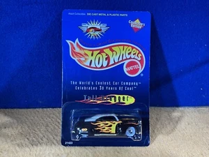 I10-46 HOT WHEELS 30th ANNIVERSARY - TAIL DRAGGER - 1998 - BLACK - NIB - Bild 1 von 11
