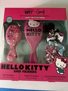Wet Brush Goody Hello Kitty Hairbrush Set Special Edition New - Picture 1 of 2