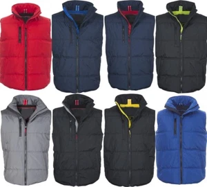 gilet smanicato uomo taglie forti caldo impermeabile fino alla 7XL interno pile - Foto 1 di 17
