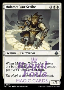Malamet War Scribe 4x FOIL Lost Caverns of Ixalan MTG LCI Uncommon MINT white - Picture 1 of 1