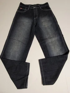 Southpole Herren Jeans Baggy Straight Denim Y2K Baumwolle Blau Größe 29x32 - Bild 1 von 10