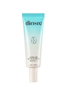 Dinsee Premium Vegan Blue Tone Up Crema Solare SPF50+ PA++++ 50ml K-Beauty - Foto 1 di 1