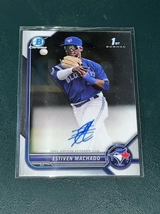 2022 Bowman Chrome Estiven Machado Autogramm - Bild 1 von 6