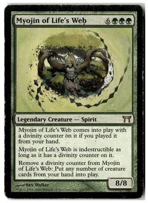 MTG Myojin of Life's Web - Champions of Kamigawa Heavily Played English - Image 1 of 2