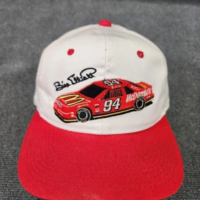 Vintage Nascar Hat Bill Elliot 94 McDonalds Racing Team Snapback Cap 90s - Image 1 of 4