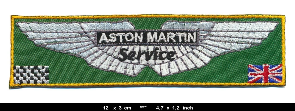 ASTON MARTIN Patches Embroidered Sew Iron On sports cars England v2 - Image 1 of 1