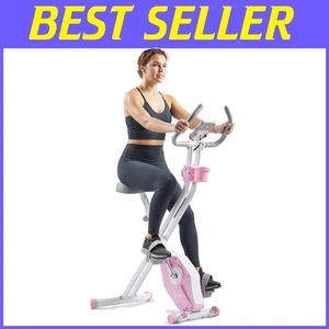 Versatile Portable Exercise Bike with Bluetooth and Adjustable Seat - Pink - Picture 1 of 9