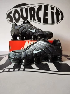 Nike Shox TL 'Black Celestine Blue' nero/grigio freddo 11UK/12US NUOVISSIME - Foto 1 di 12