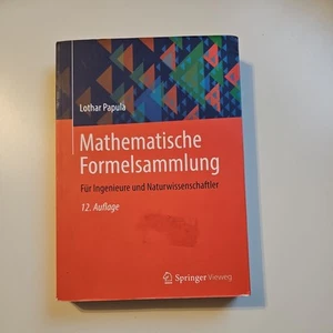 Mathematische Formelsammlung von Lothar Papula (2017, Taschenbuch) - Bild 1 von 2