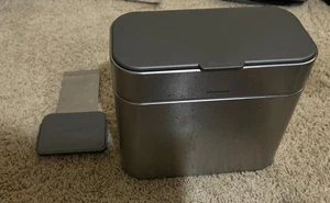 Simplehuman COMPOST CADDY, STAINLESS STEEL - Picture 1 of 4