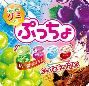 UHA Mikakuto, Puccho, 4 Sorten sortiert, 93g - Bild 1 von 1