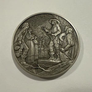 Offizielle Geschichte des kolonialen Amerikas 1634 Besiedlung in Maryland Medaille BB14 - Bild 1 von 6