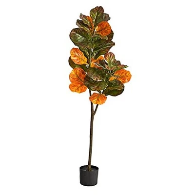  4,5 фута Осенний лист скрипки искусственное осеннее дерево  - Изображение 1 из 4