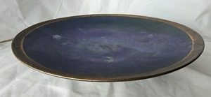 Striking Sarah Perry studio pottery large footed bowl. Gorgeous purple hues - Picture 1 of 12
