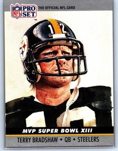 1990 Pro Set - Terry Bradshaw #13 Superbowl XIII MVP - Picture 1 of 2