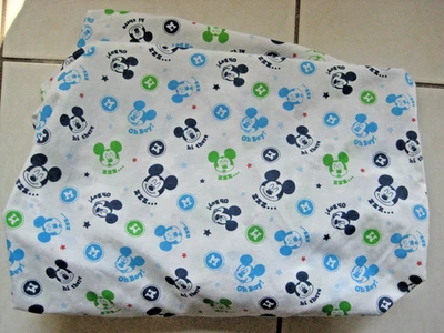 SÁBANA CUNA AJUSTADA VINTAGE DISNEY MICKEY MOUSE MULTICOLOR Foto 1 de 4