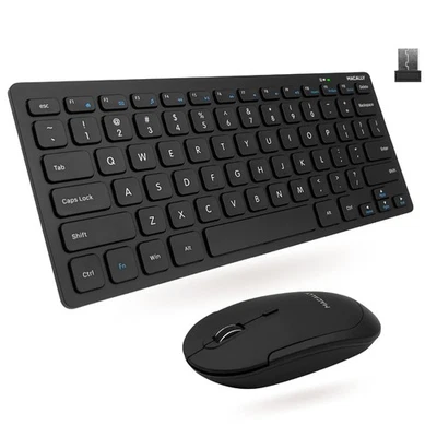 Small Wireless Keyboard and Mouse Combo - An Essential Workspace Duo - 2.4G W... - Image 1 of 4