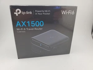 TP-Link Ultra-Portable Wi-Fi 6 AX1500 Travel Router TL-WR1502X Sealed Brand New - Picture 1 of 3