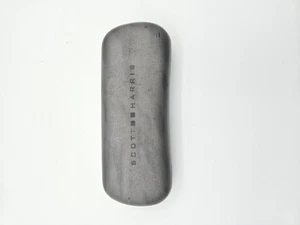 Original Scott Harris Hartschalen Brillenetui Gunmetal Grau - Bild 1 von 2
