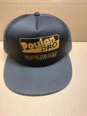 Vintage Poulan Pro Power Equipment Las Vegas 1988 SnapBack Cap Trucker Hat - Image 1 of 4