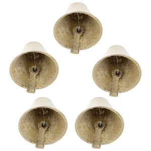 5 Pcs Messingglocke Zum Händeschütteln Tempels Vieh Hängender Anhänger - Bild 1 von 12