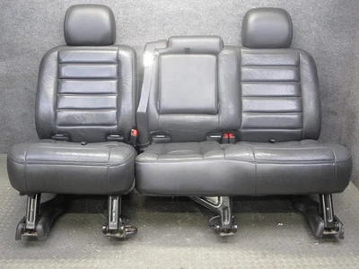 Hummer H2 2005-2007 2ª fila lado izquierdo y derecho cuero juego de 2 asientos negro Foto 1 de 4
