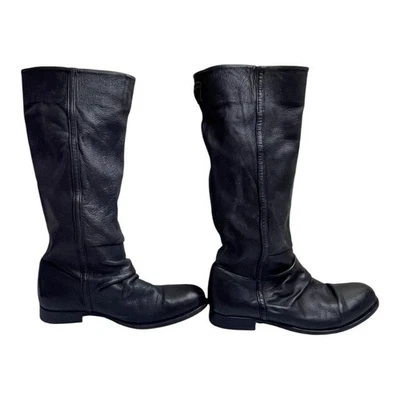 Botas de cuero suave H by Hudson para mujer negras guijarro talla 37 o 6,5 Foto 1 de 4