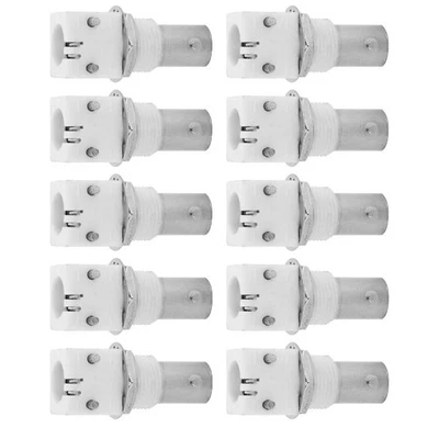 10 Pcs Solder BNC Female Socket Coaxial Connector  Monitoring Amplifier - Image 1 of 4