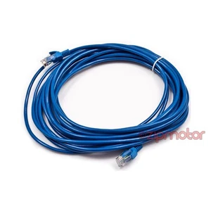 25FT CAT5 CAT5E RJ-45 ETHERNET LAN NETWORK PATCH CABLE BLUE MODEM PS3 XBOX WII - Photo 1/1
