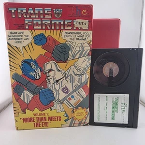 Transformers Vol 1 More Than Meets The Eye - Betamax - 1984 - Big Box (Not Vhs) - Picture 1 of 17