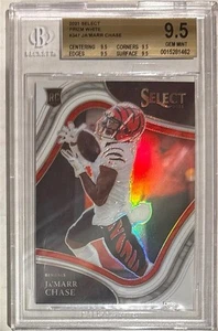 2021 Ja'Marr Chase Select White Prizm Field Level RC - BGS 9.5 Gem Mint... #13/35 - Bild 1 von 2