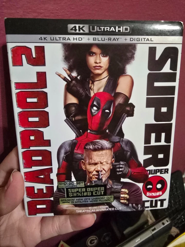 ~ Deadpool 2 ~ 4K Ultra HD + Blu-Ray + DVD ~ Super Duper $@%!#& Cut ~  - Image 1 of 3