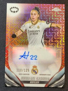 Topps Chrome UEFA Womens CL -Athenea Del Castillo /125 Rose Gold AUTO - Picture 1 of 2