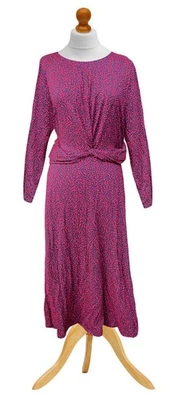 Mint Velvet Red & Black Dotty TEAGAN Twist Midi Dress XL/Extra Large BNWT  - Image 1 of 3