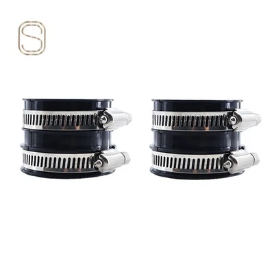 2 Carburetor Holder Intake Boot 16065-1320 For Kawasaki Vulcan 500 EN500C LTD - Image 1 of 4