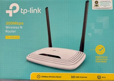 TP-Link TL-WR841N 300mbps Wireless Router Open Box Original Box No instructions - Image 1 of 4