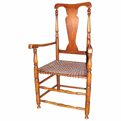 Antique American Queen Anne Armchair Circa 1780-1790 Cover