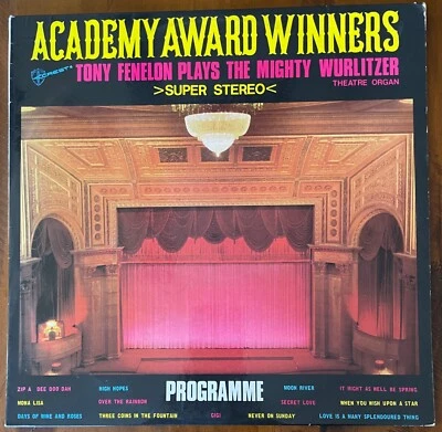 WURLITZER ORGAN PLAYED BY TONY FENELON ACADEMY AWARD WINNERS 12" VINYL FREE POST - Image 1 of 4