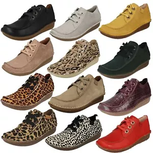 Damas Clarks Cómodos Zapatos con Cordones Sueño Divertido - Imagen 1 de 82